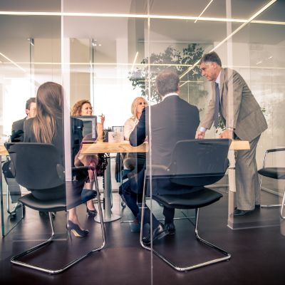 business people in a meeting